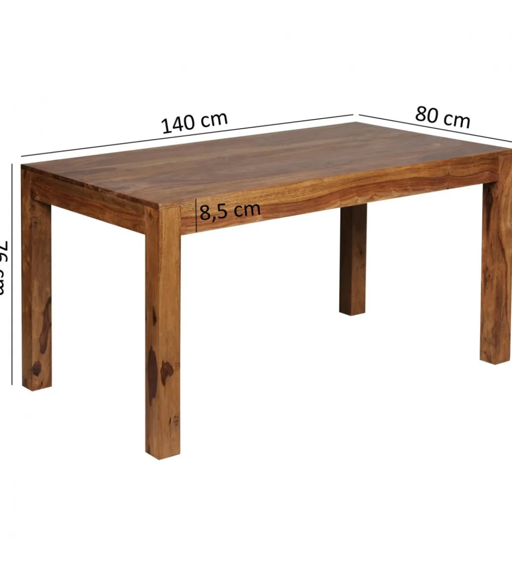 Stół MUMBAI 140 cm drewno sheesham*WOHNLING, GERMANY New