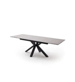 Stół NAGANO 160 cm - 240 cm jasnoszara ceramika*MCA Outlet