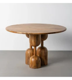 Stół NOROGAM 120 cm drewno mango naturalny*Zona-Design New