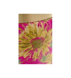 Stołek FLOWER 39 cm różowy*KARE