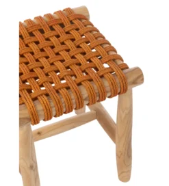 Stołek GASAM 45 cm pomarańczowy*J-Line Discount