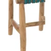 Stołek GASAM 45 cm turkusowy*J-Line Online