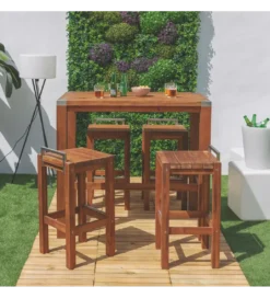 Stołek GRUNTO 80 cm naturalny*Zona-Design Sale