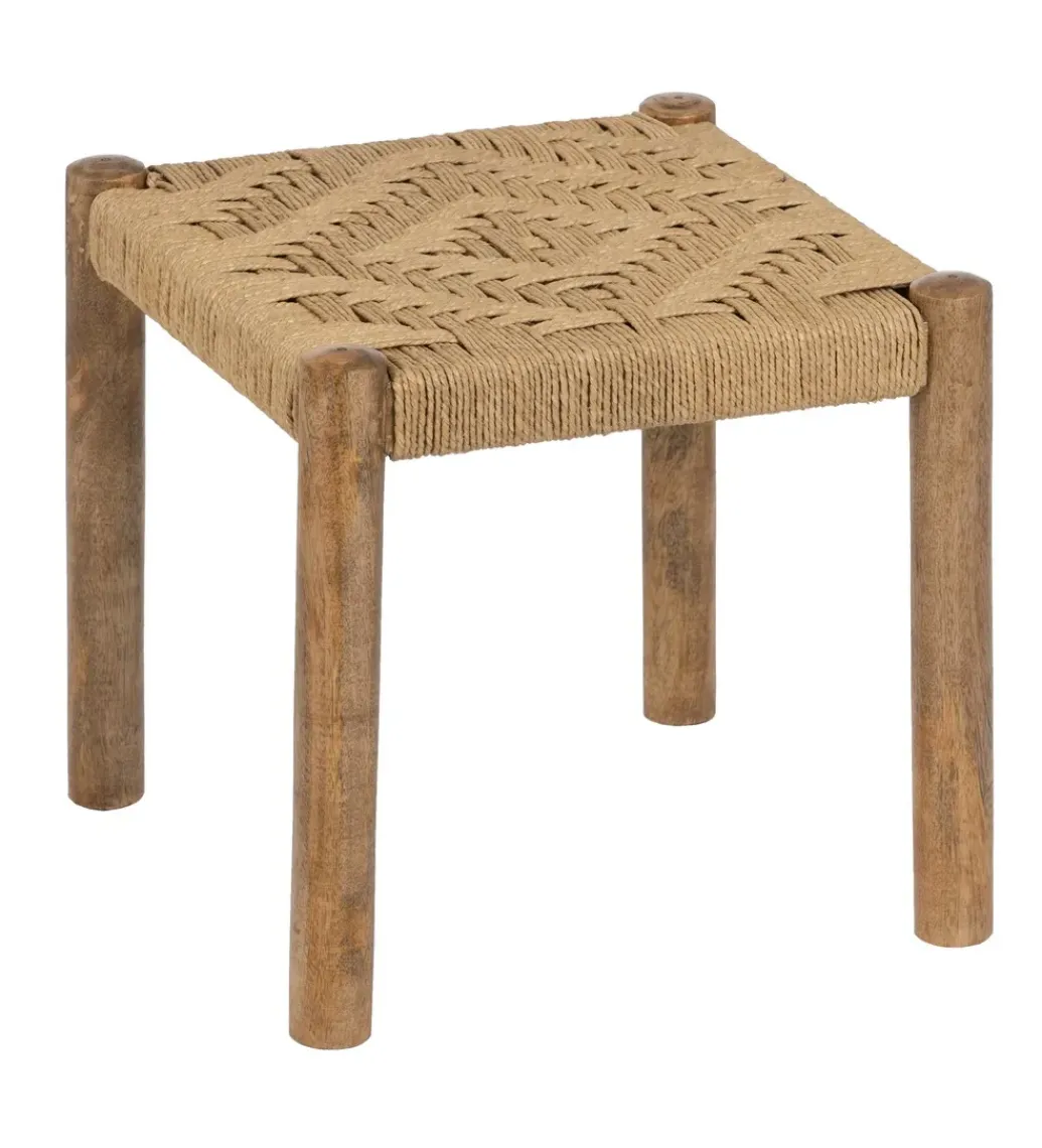 Stołek NEBERNLI 40 cm drewno mango naturalny*Zona-Design Hot