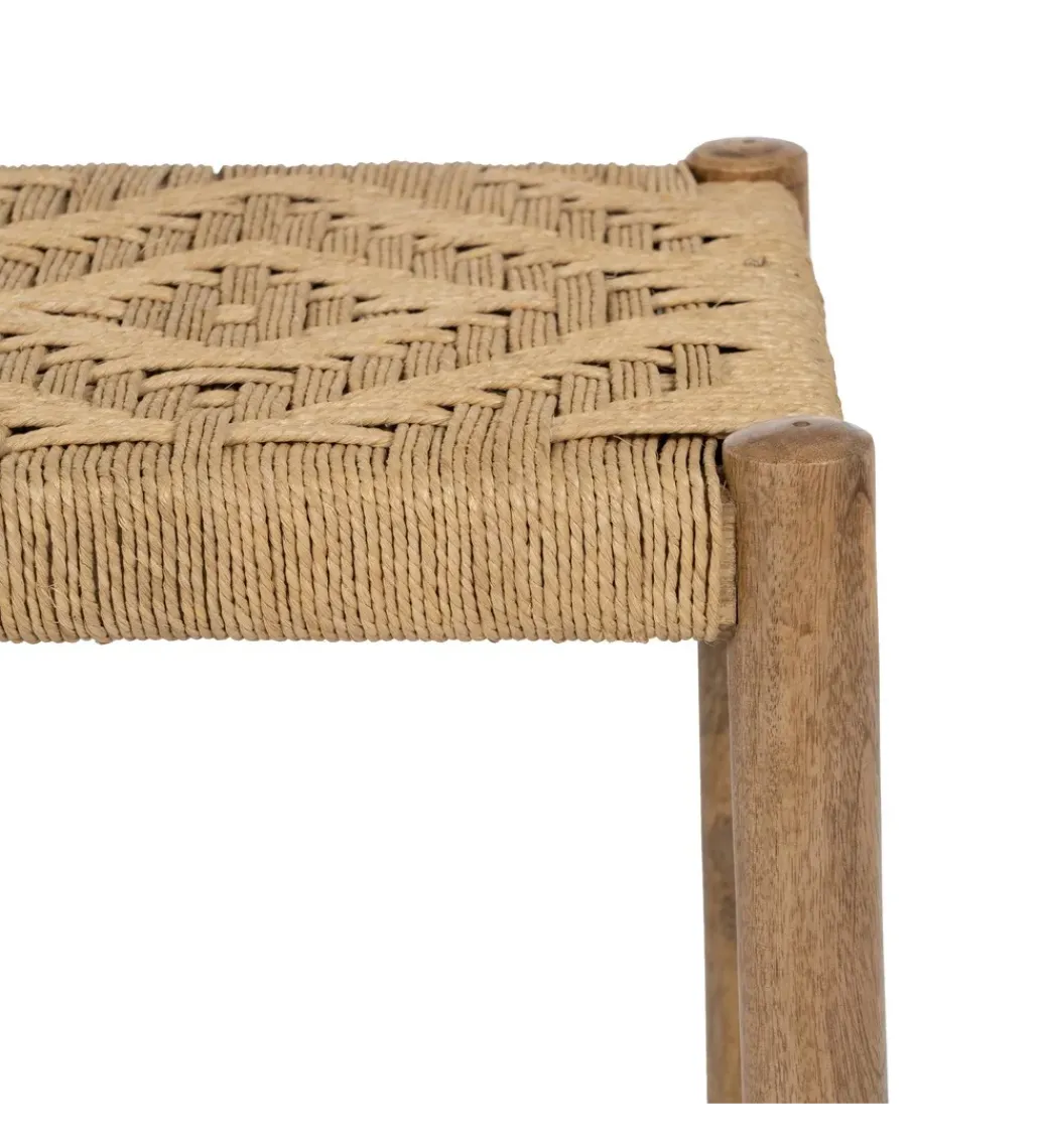 Stołek NEBERNLI 40 cm drewno mango naturalny*Zona-Design Hot