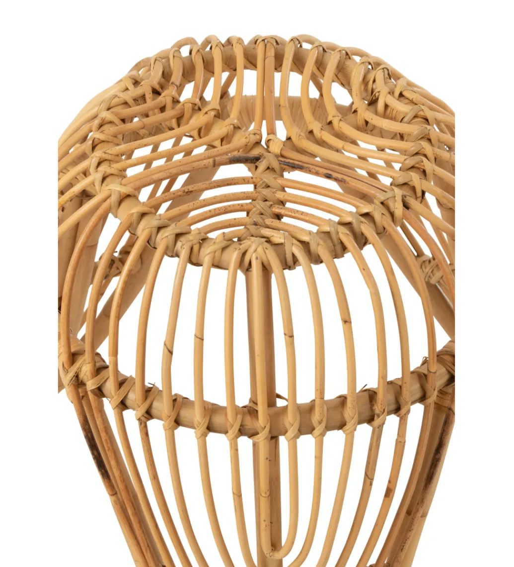 Stołek ogrodowy LEA 41 cm naturalny*J-Line Hot