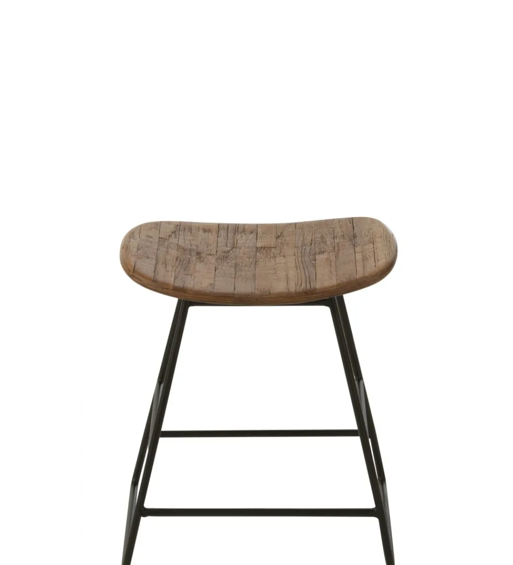Stołek UDINE drewno teak*J-Line Hot