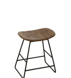 Stołek UDINE drewno teak*J-Line Hot