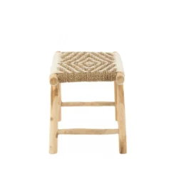 Stołek WAVERLY 60 cm drewno teak*J-Line