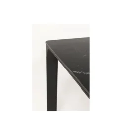 Stół ogrodowy BARI 180 x 90 cm czarny w optyce marmuru*KARE Hot