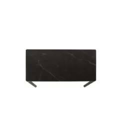Stół ogrodowy BARI 180 x 90 cm czarny w optyce marmuru*KARE Hot