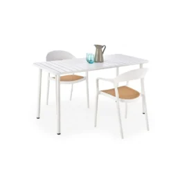 Stół ogrodowy BOSCO 140 cm biały*Halmar Discount