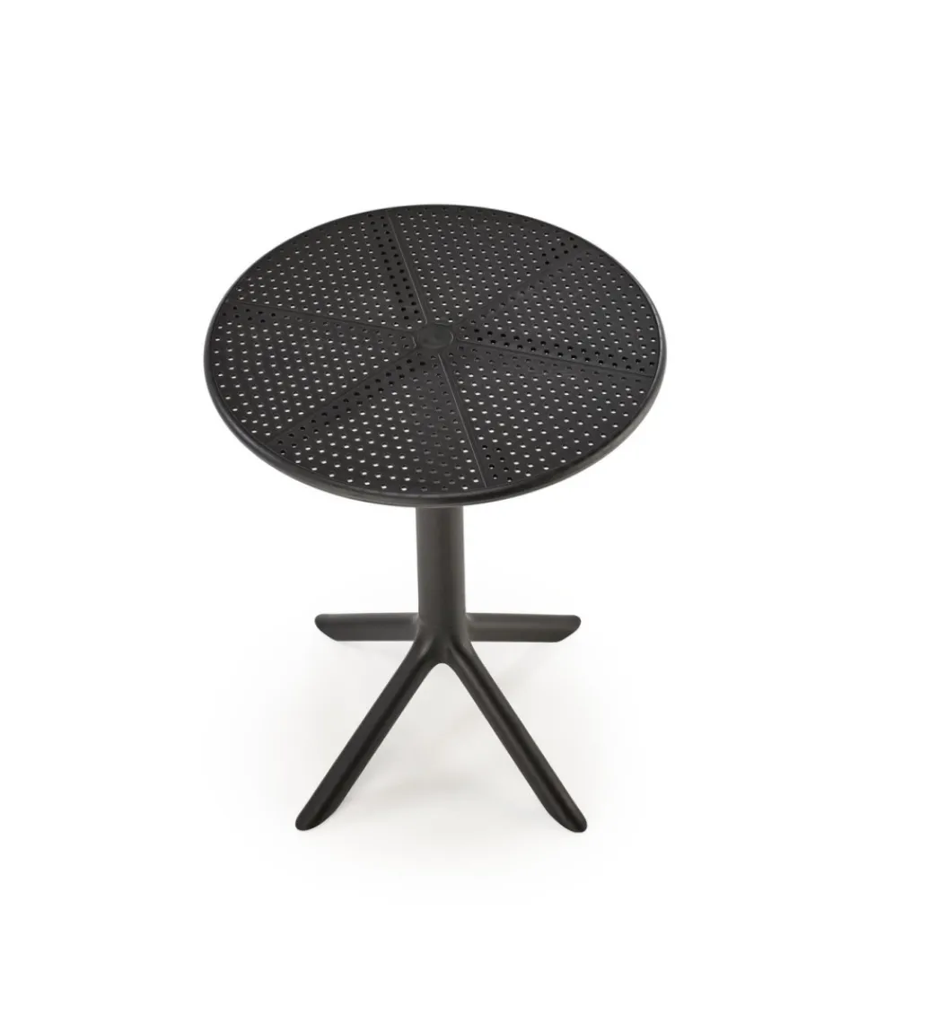 Stół ogrodowy CALVO 72 cm czarny*Halmar Online