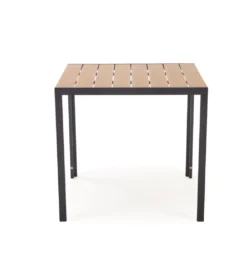 Stół ogrodowy FIERRO 80 cm brązowy czarny*Halmar Clearance