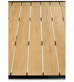 Stół ogrodowy FIERRO 80 cm brązowy czarny*Halmar Clearance