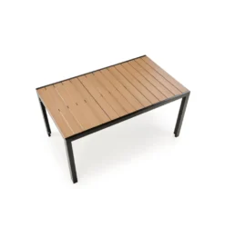 Stół ogrodowy FIERRO 150 cm brązowy czarny*Halmar Discount