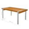 Stół ogrodowy NORAH 160 cm drewno akacja*Zona-Design New
