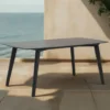 Stół ogrodowy PORCELAN 180 cm blat porcelanowy antracytowy*Zona-Design Outlet