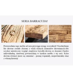 Stojak ścienny na wino Barracuda 100cm Teak*Invicta Interior Discount