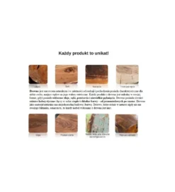 Stojak ścienny na wino Barracuda 100cm Teak*Invicta Interior Discount