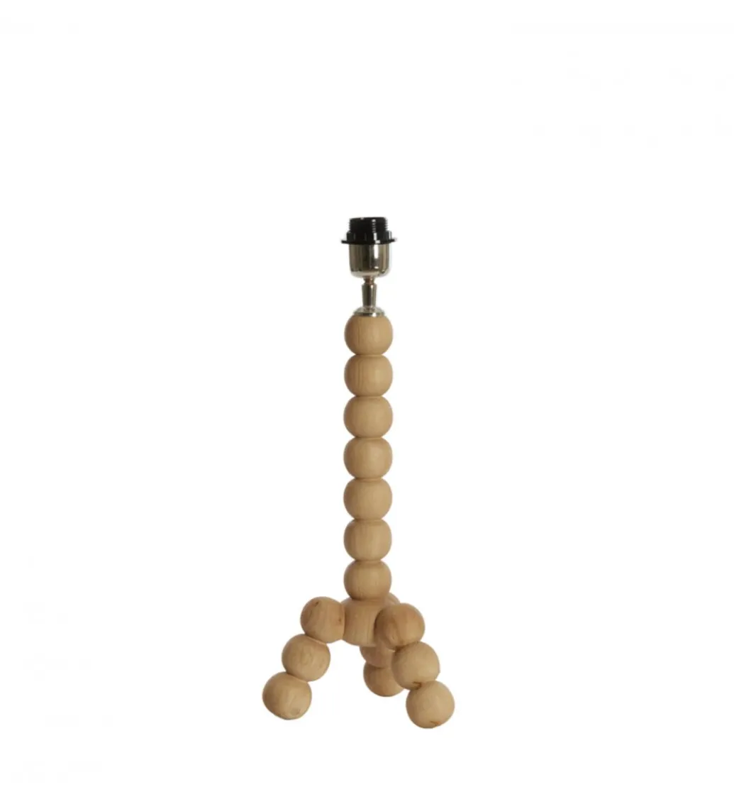 Stojak do lampki nocnej VEGLIO 40 cm drewno mango naturalny*L&L