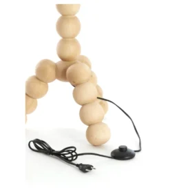Stojak do lampy VEGLIO 130 cm drewno mango naturalny*L&L Discount