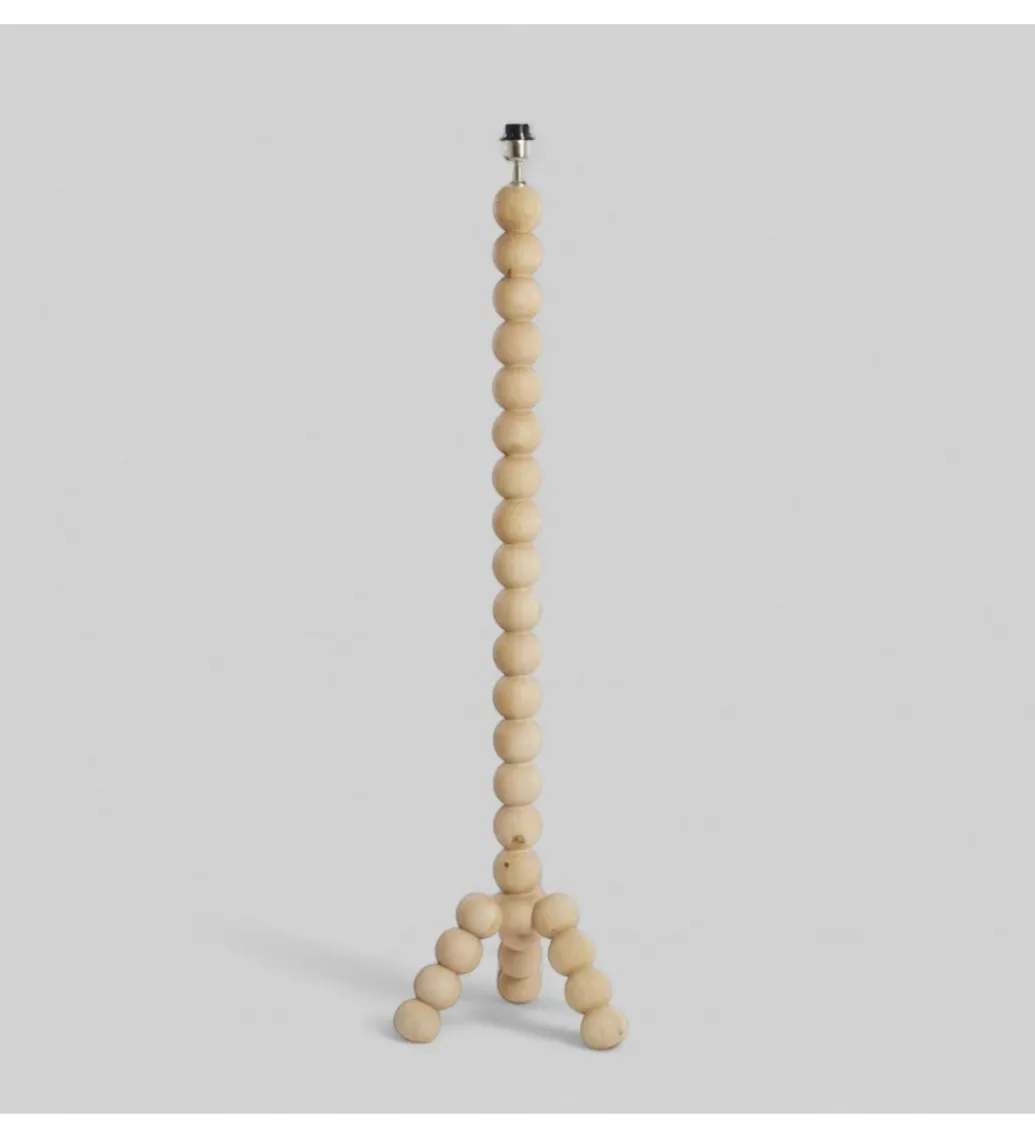 Stojak do lampy VEGLIO 130 cm drewno mango naturalny*L&L Discount