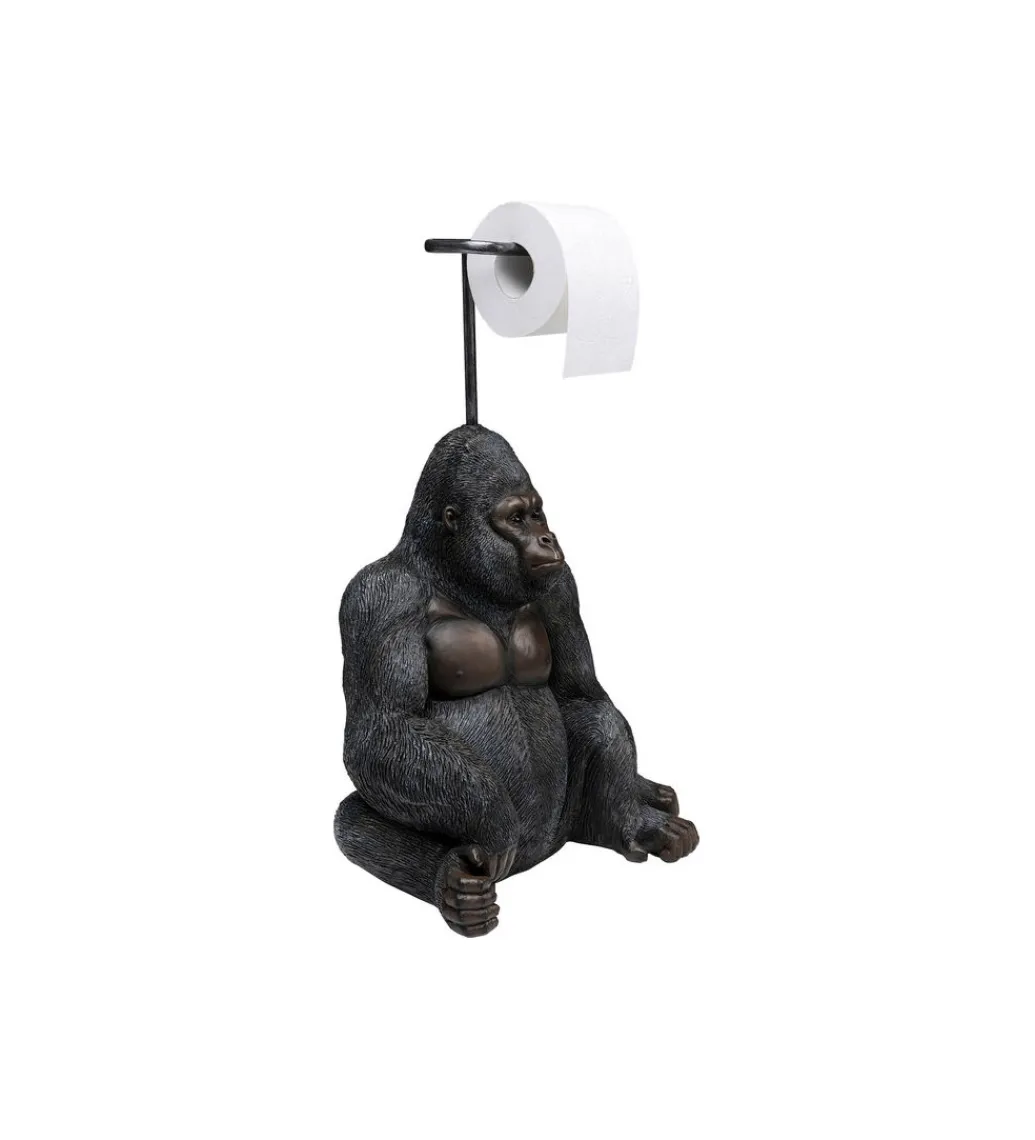 Stojak na papier toaletowy GORYL 51 cm czarny*KDesign Outlet