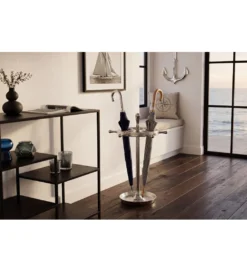 Stojak na parasole SEVEN SEAS 65 cm srebrny*Invicta Interior Hot