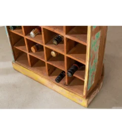 Stojak na wino BARGE 190 cm drewno mango*Invicta Interior