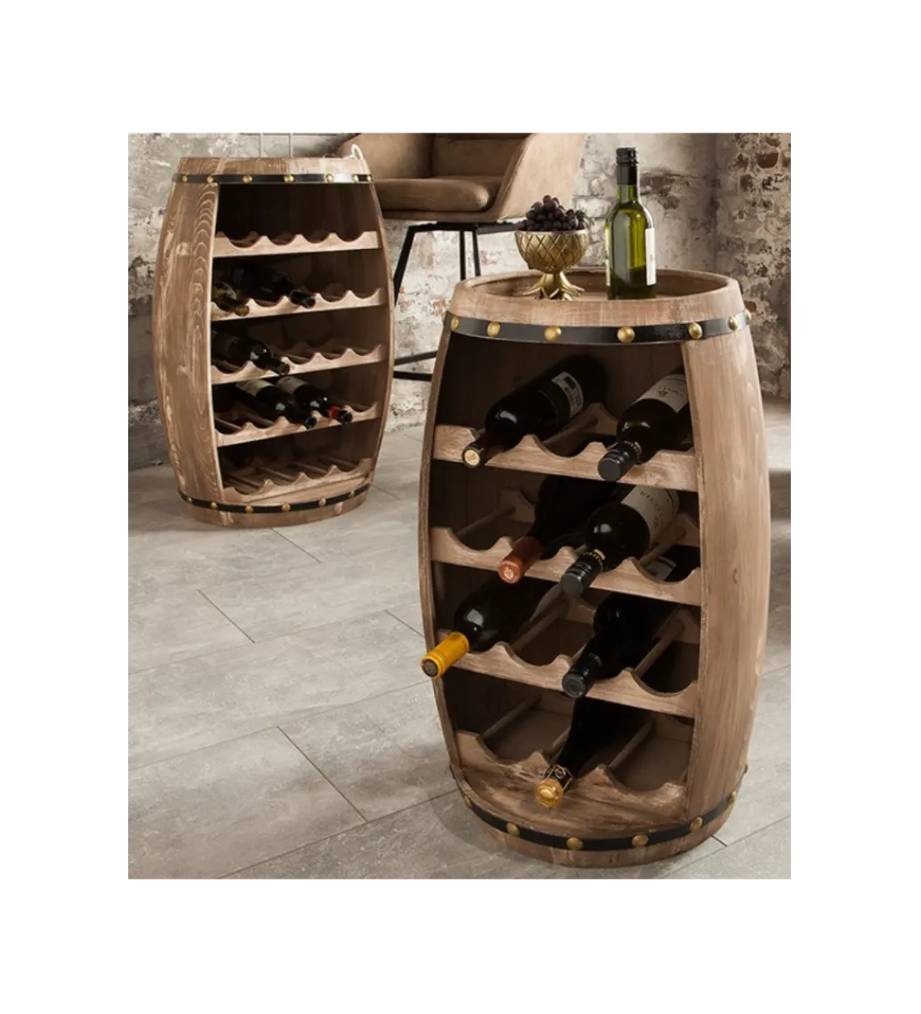 Stojak na wino Chateau 60 cm drewno jodła*Invicta Interior Clearance