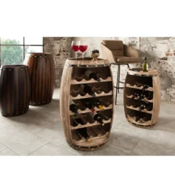 Stojak na wino Chateau 80 cm drewno jodła*Invicta Interior Discount