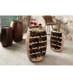 Stojak na wino Chateau 80 cm drewno jodła*Invicta Interior Discount
