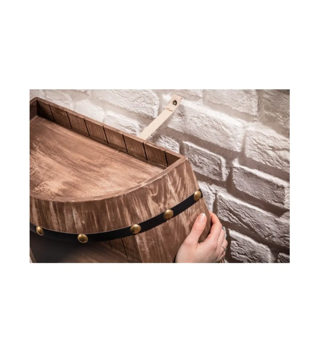 Stojak na wino Chateau 79 cm drewno jodła*Invicta Interior Best