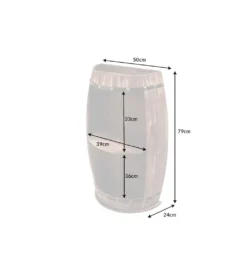 Stojak na wino Chateau 79 cm drewno jodła*Invicta Interior Best