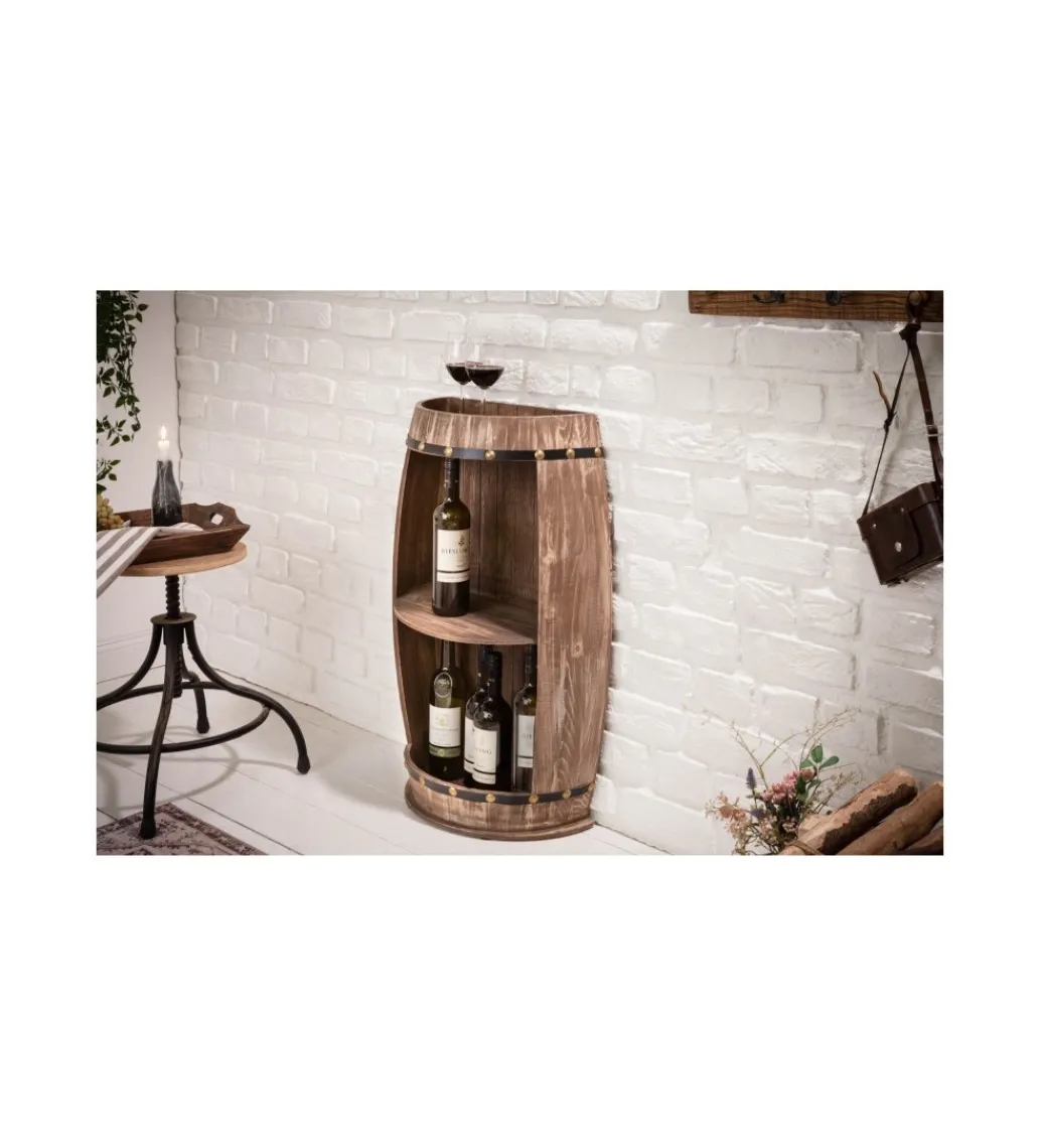 Stojak na wino Chateau 79 cm drewno jodła*Invicta Interior Best