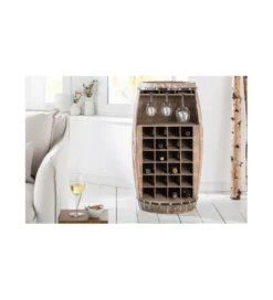 Stojak na wino Chateau 97 cm drewno jodła*Invicta Interior Outlet
