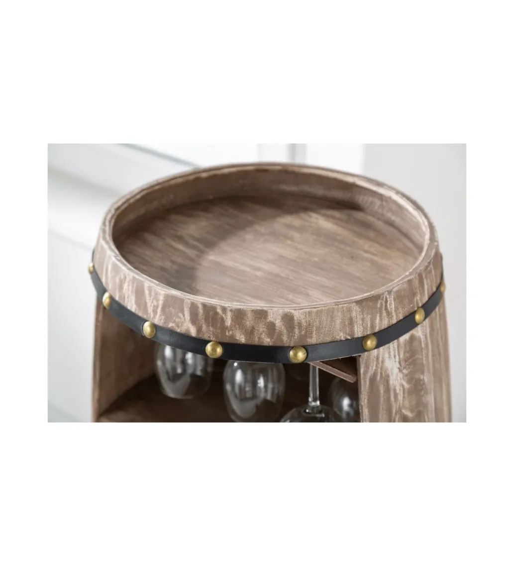 Stojak na wino Chateau 97 cm drewno jodła*Invicta Interior Outlet