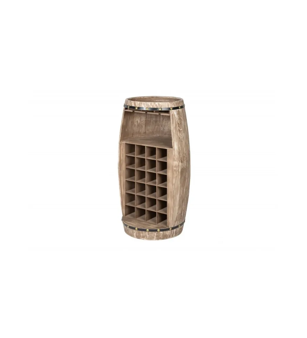 Stojak na wino Chateau 97 cm drewno jodła*Invicta Interior Outlet