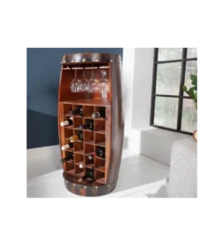 Stojak na wino REMMES 97 cm drewno jodła*Invicta Interior Discount