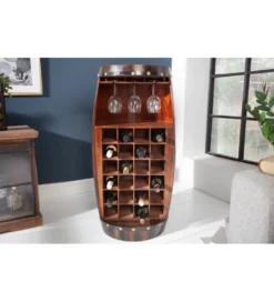 Stojak na wino REMMES 97 cm drewno jodła*Invicta Interior Discount