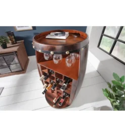 Stojak na wino REMMES 97 cm drewno jodła*Invicta Interior Discount