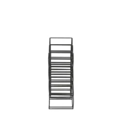 Stojak na wino SALBRIS 52 cm czarny matt*L&L Online