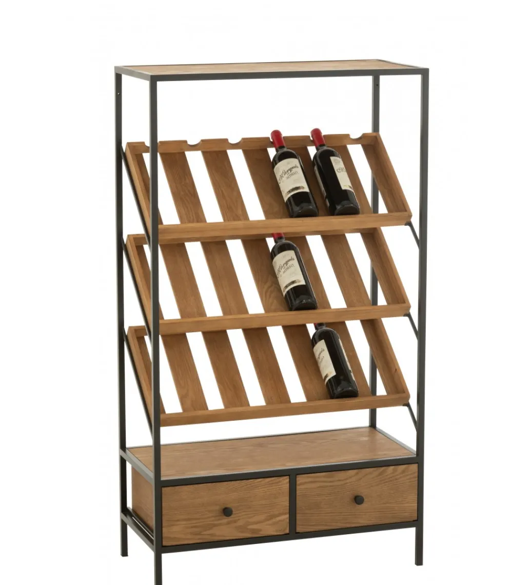 Stojak na wino VENRIS 125 cm naturalny*J-Line New