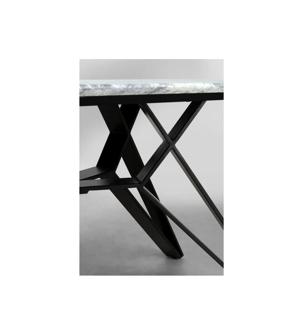 Stół OKINAWA 180 x 90 cm granitowy blat*KARE Outlet