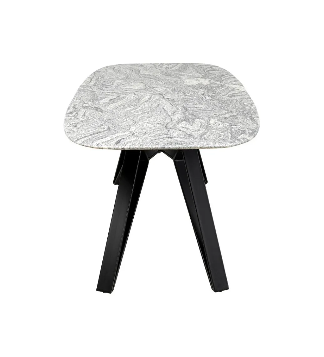 Stół OKINAWA 180 x 90 cm granitowy blat*KARE Outlet