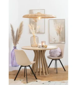 Stół okrągły CONNIE 110 cm drewno mango*J-Line Discount