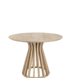 Stół okrągły CONNIE 110 cm drewno mango*J-Line Discount