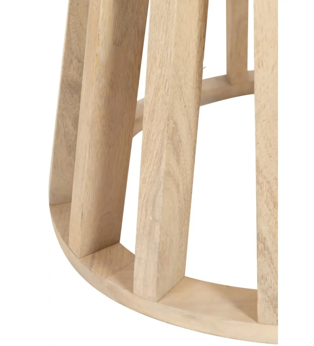 Stół okrągły CONNIE 110 cm drewno mango*J-Line Discount
