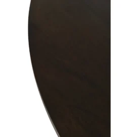 Stół okrągły CONNIE 110 cm drewno mango brązowy*J-Line Clearance
